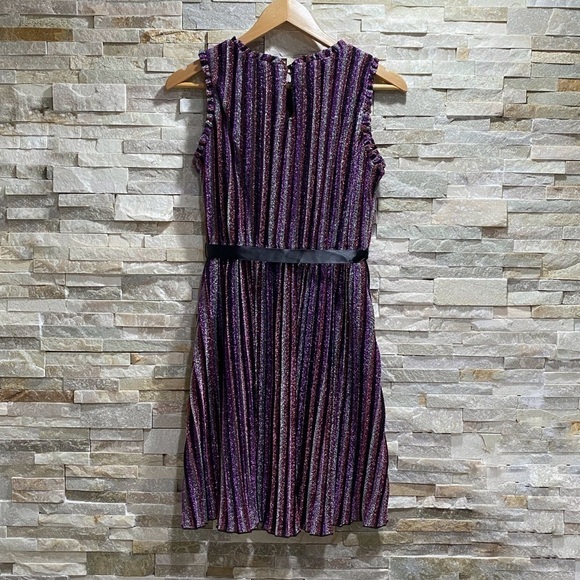 AVA & Yelly Shimmer Stripe Shift Dress Size 16 - Picture 2 of 14